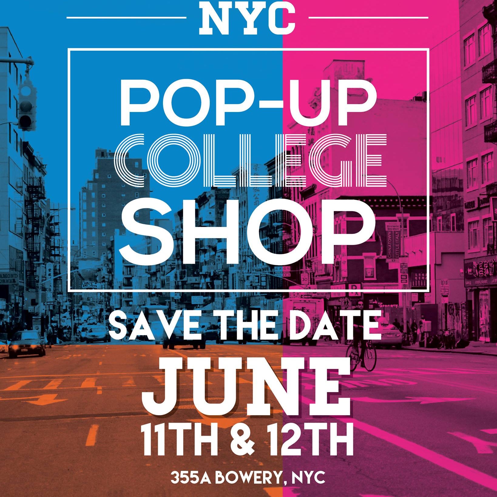 NYC Pop-Up Shop!