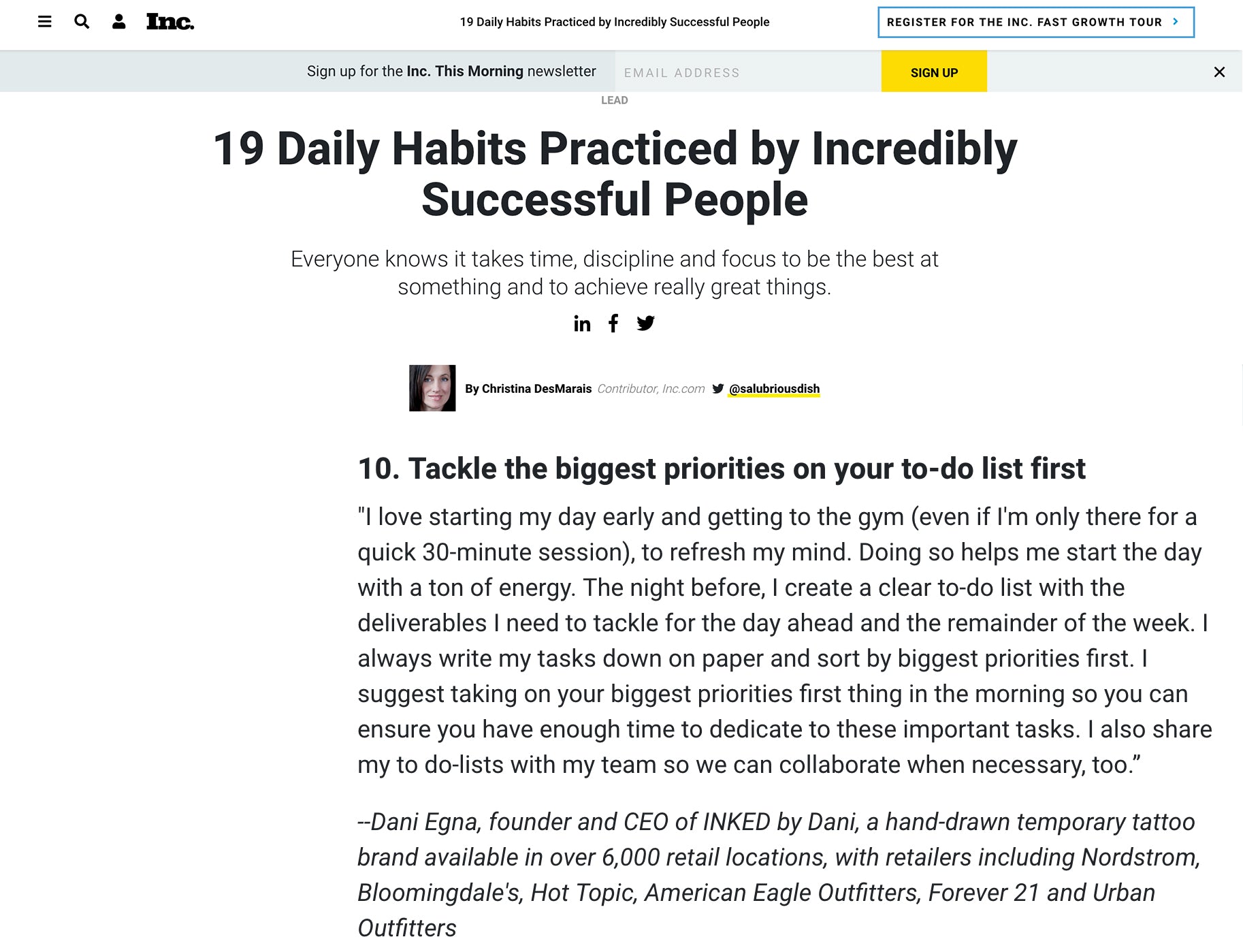 INC. Magazine