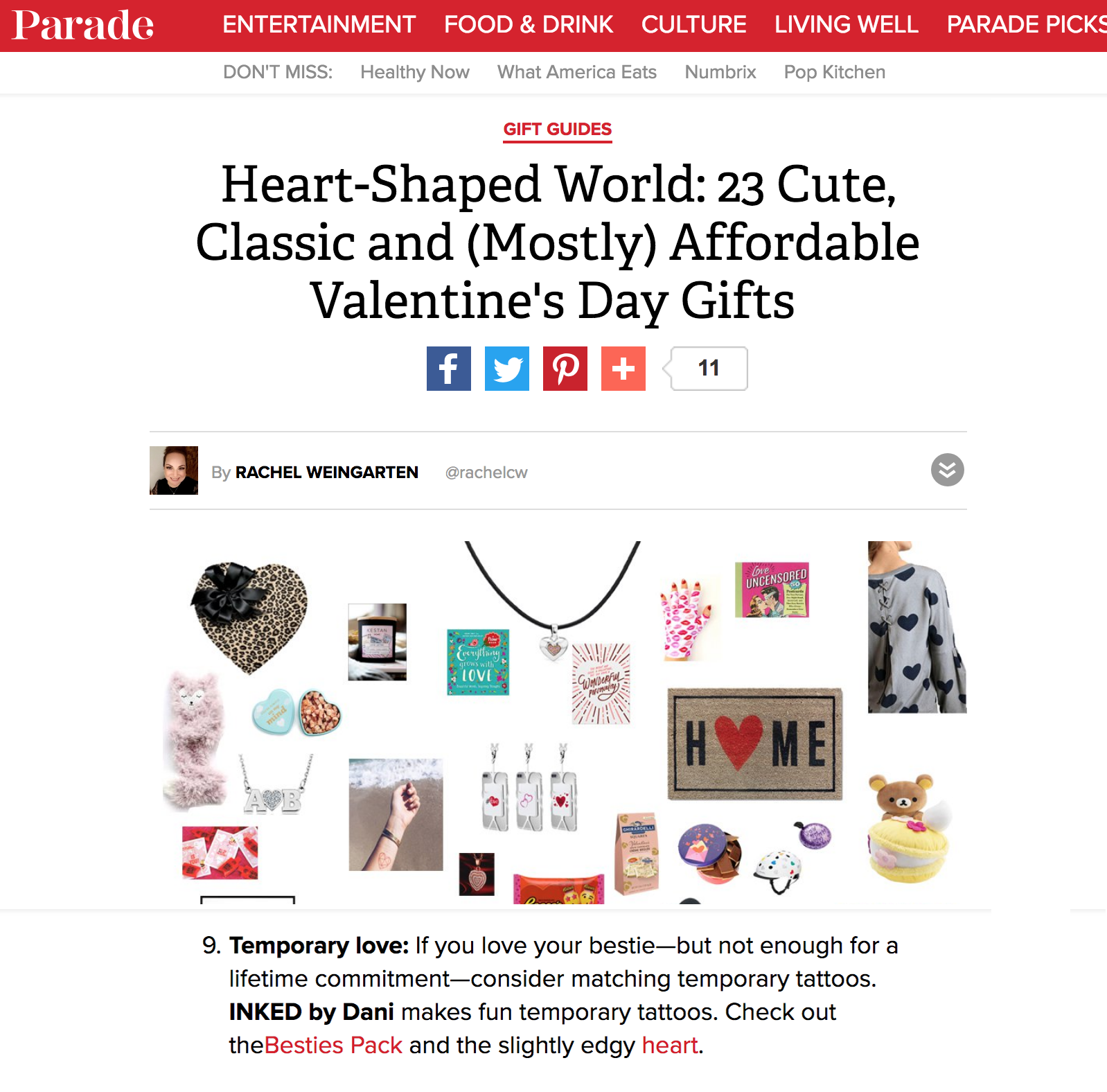 Parade Magazine - Valentine's Day!