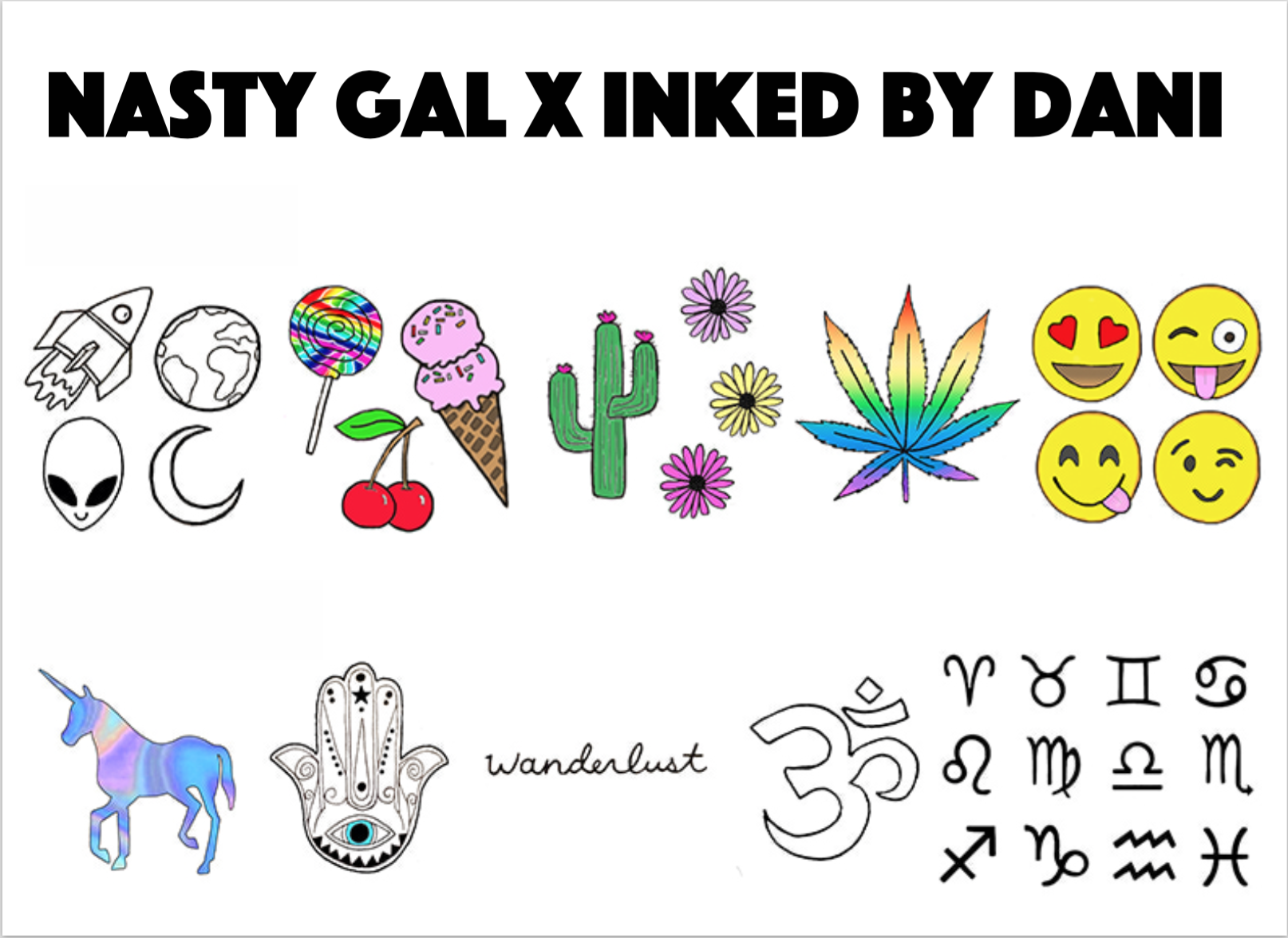Nasty Gal x INKED by dani