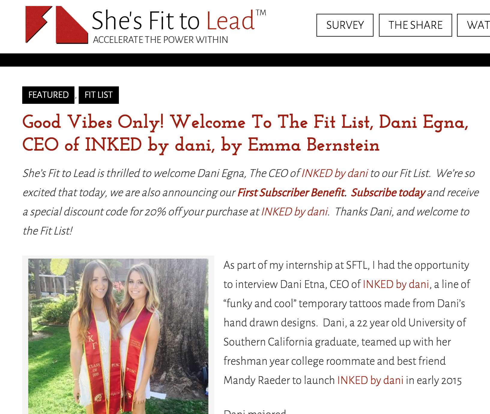 She's Fit to Lead