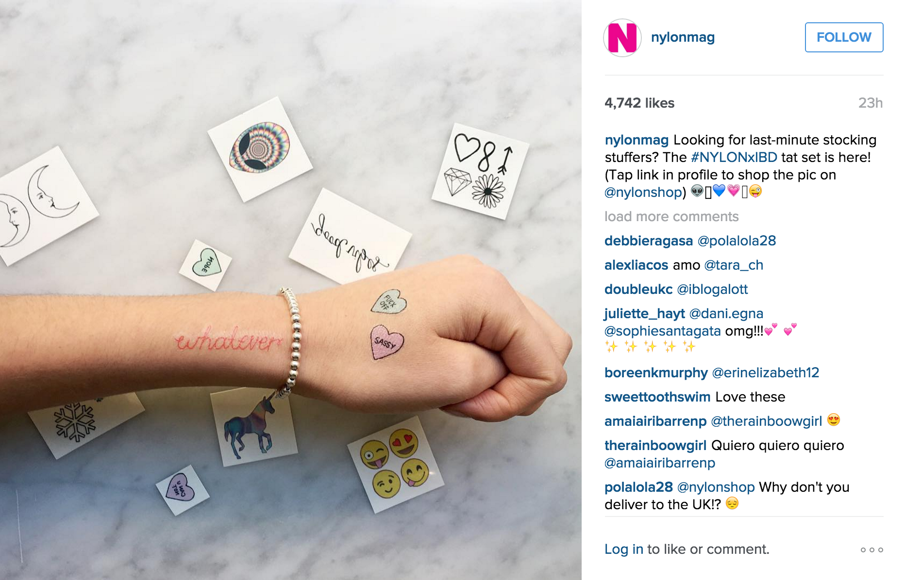 NYLON Magazine x INKED by dani