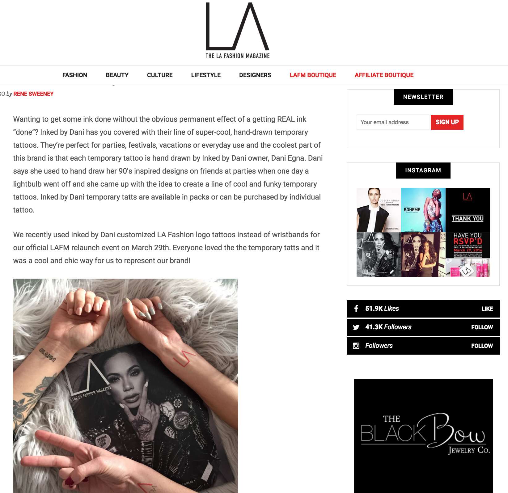 LA Fashion Magazine Re-Launch Event