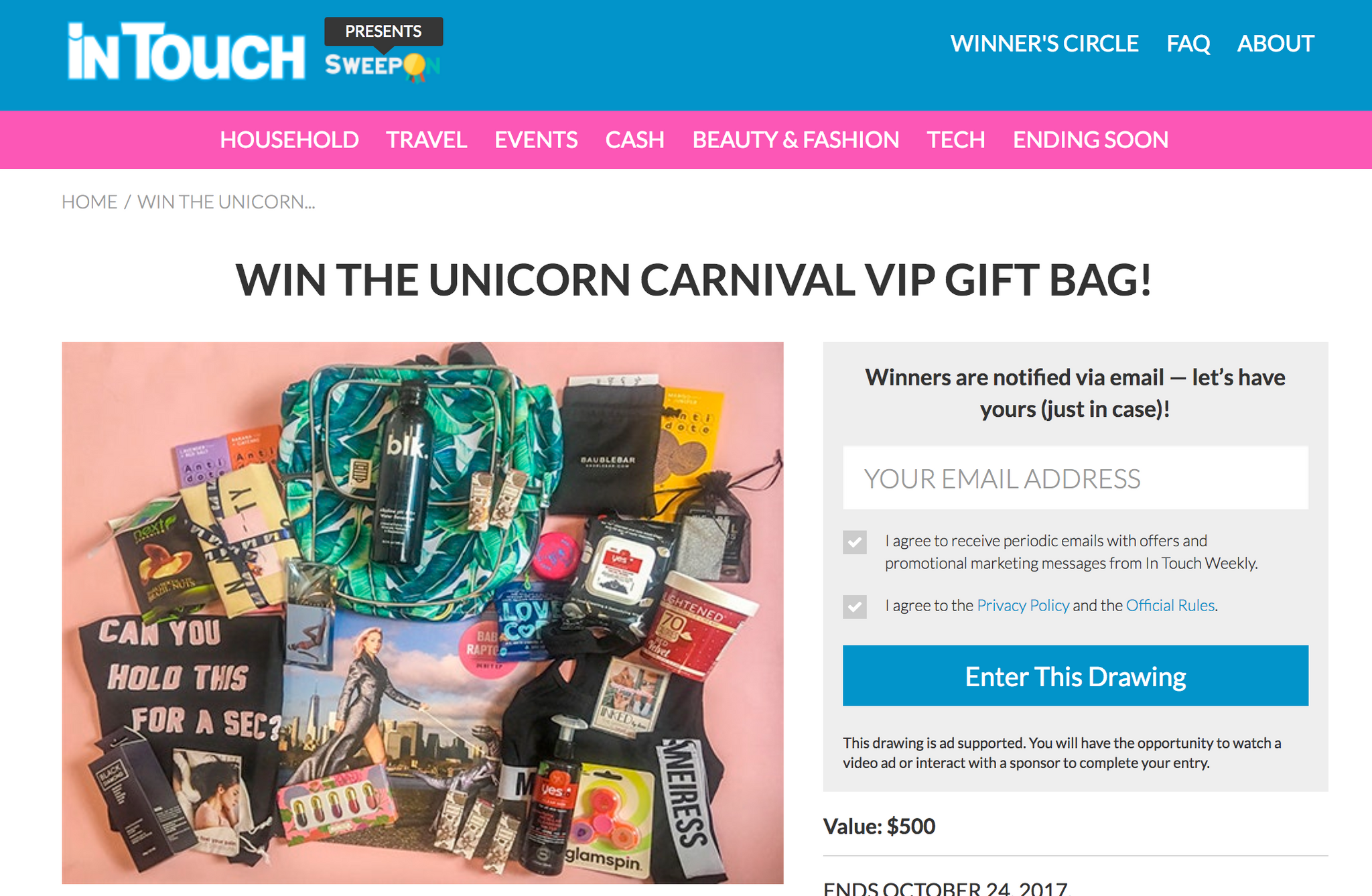 InTouch Weekly Giveaway!