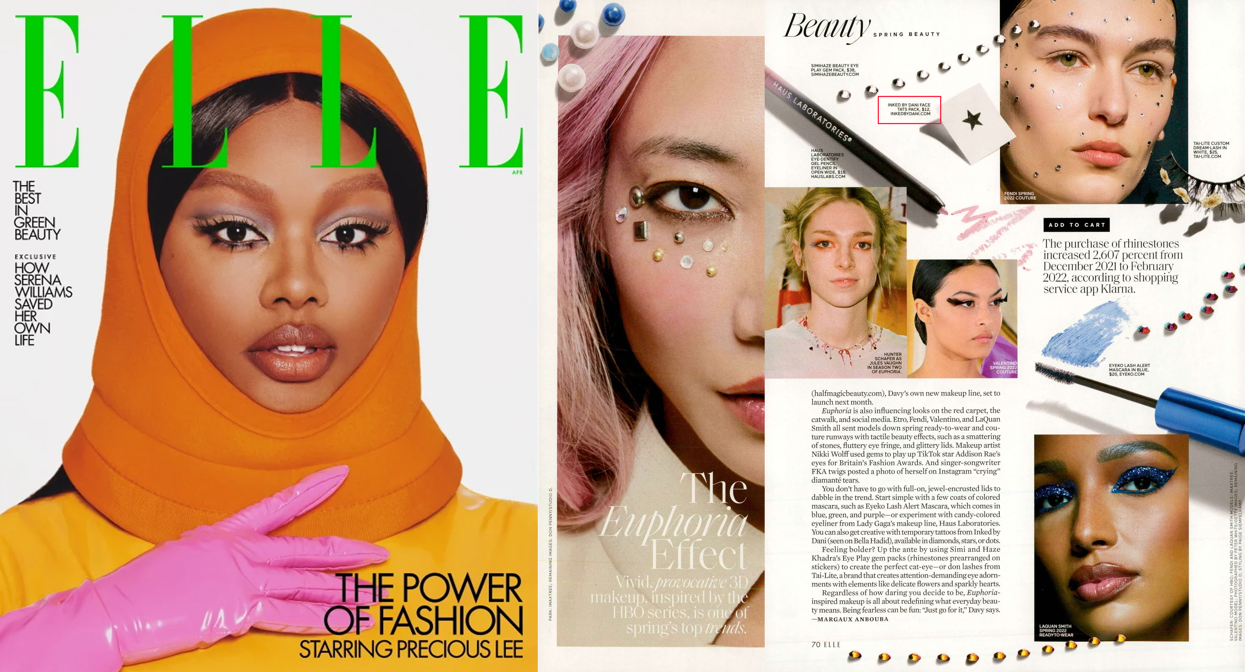 ELLE APRIL 22 PRINT ISSUE
