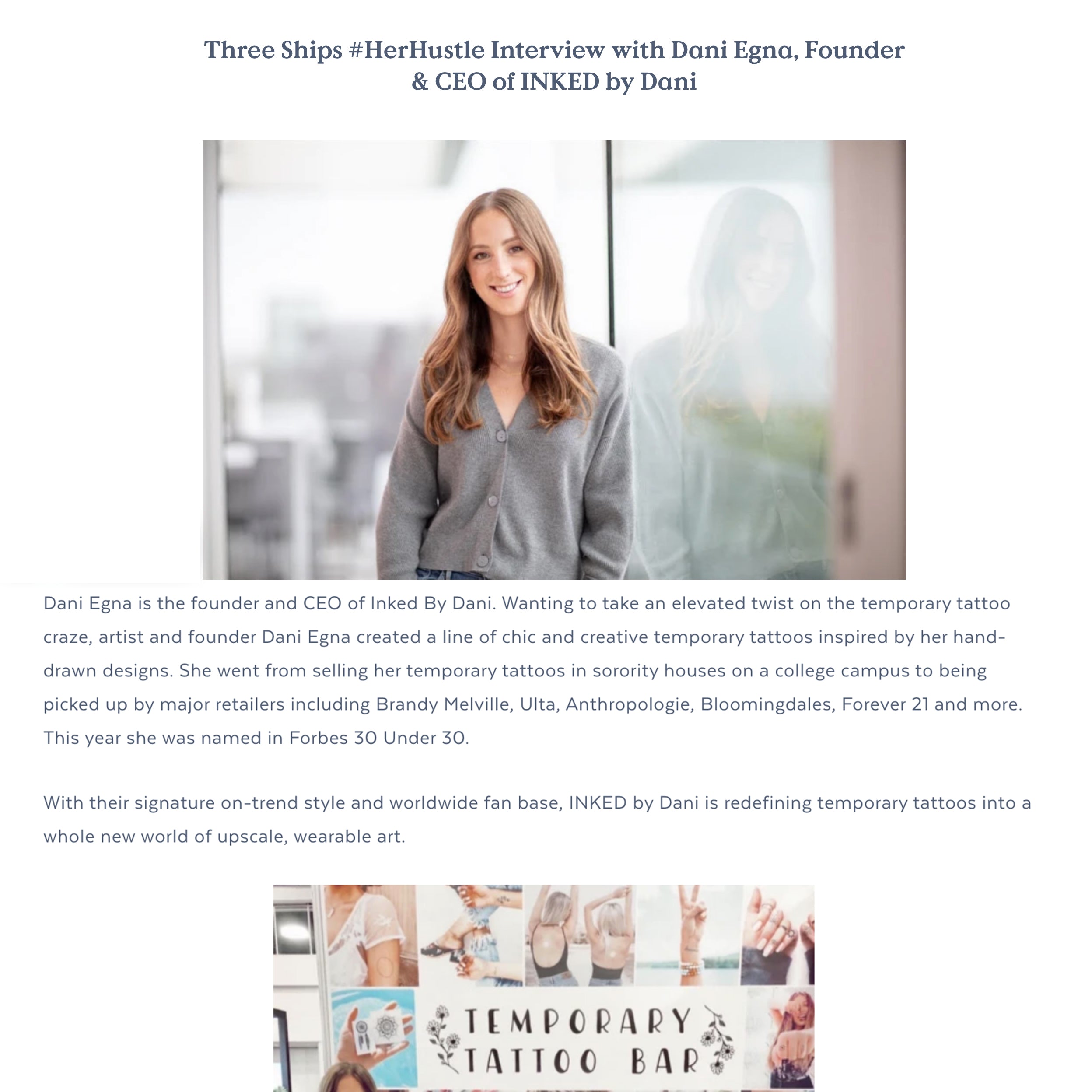 THREE SHIPS #HERHUSTLE