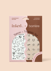 INKED x Barrière: Vitamin + Tattoo Wellness Set