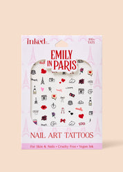 INKED by Dani x Emily in Paris: Amour Nail Art
