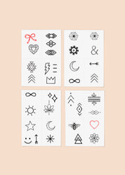 Minis Bundle Temporary Tattoos