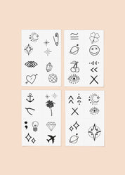 Minis Bundle Temporary Tattoos