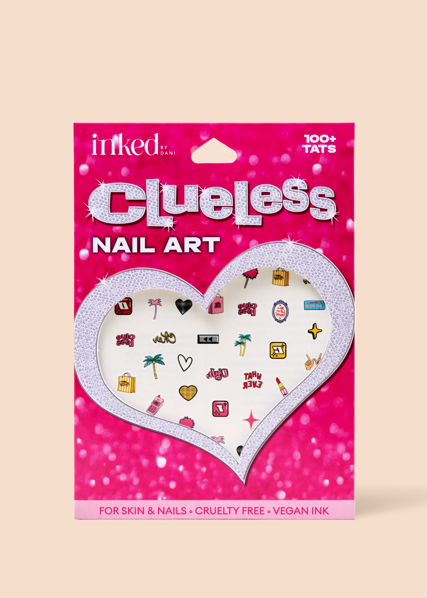 INKED by Dani x Clueless: Whatever Nail Art