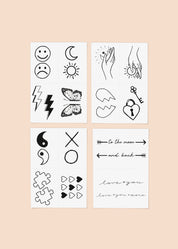 Bride to Be Bundle Temporary Tattoos