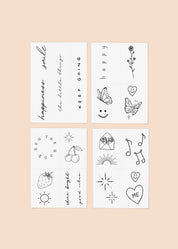 Affirmation Bundle Temporary Tattoos