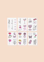Bride to Be Bundle Temporary Tattoos