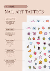 INKED by Dani x Mean Girls: Fetch Nail Art