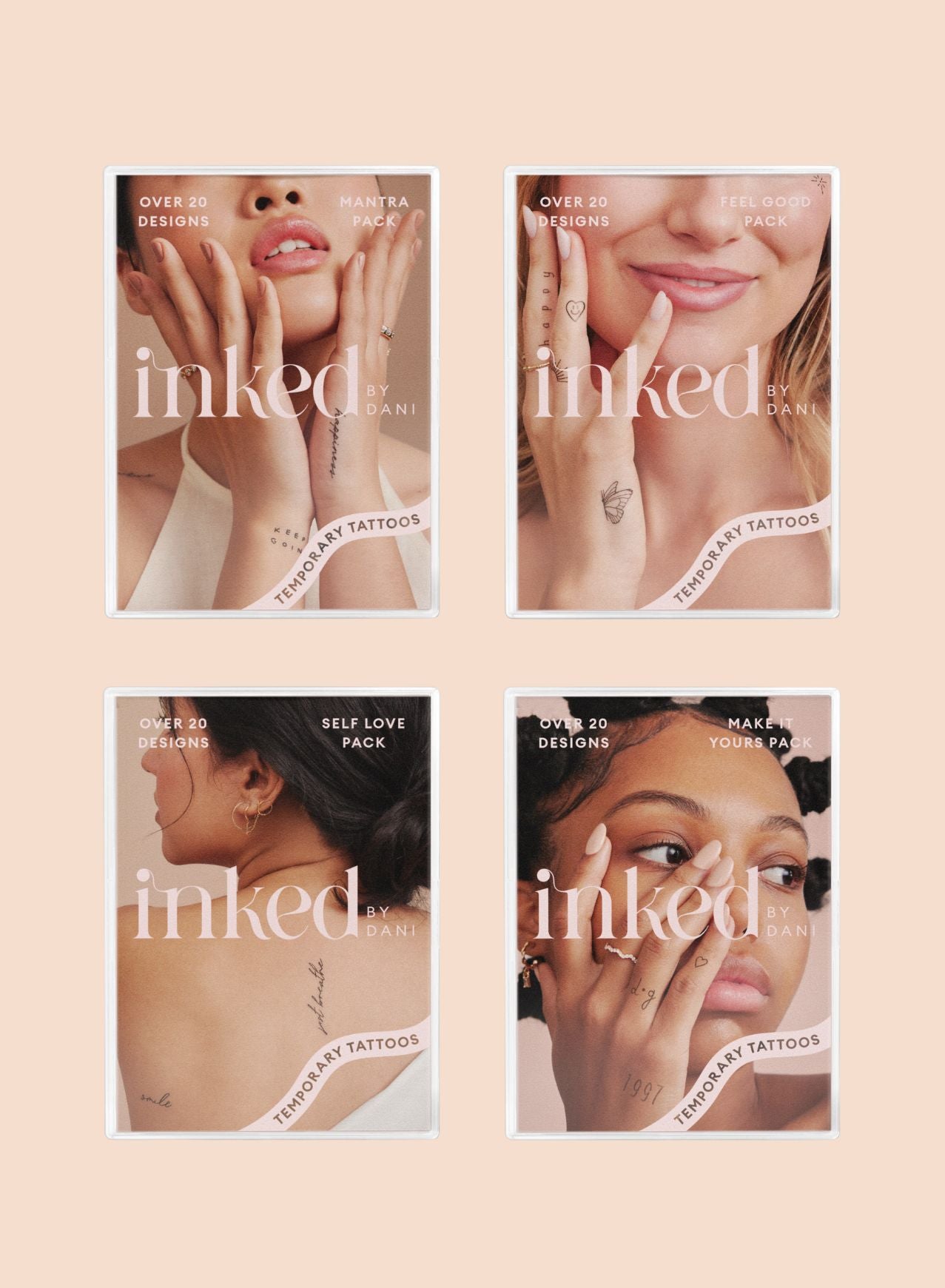 Affirmation Bundle Temporary Tattoos