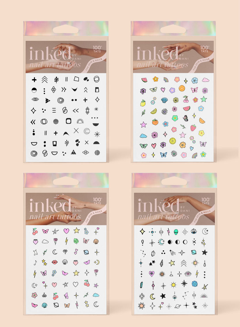 INKED by dani Temporary Tattoos PreMade Packs INKED by Dani