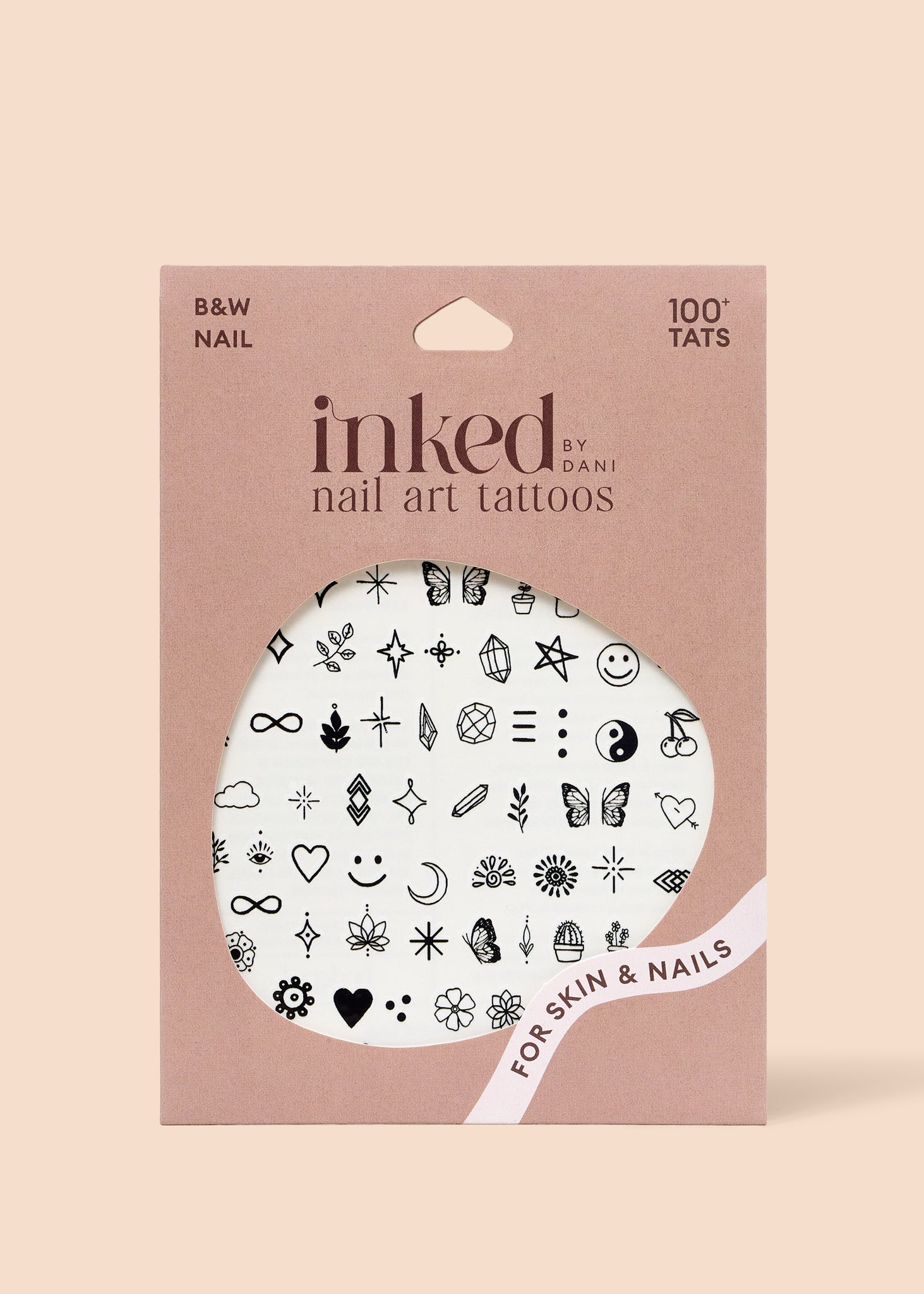 B&W Nail Art