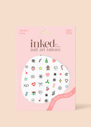 Happy + Merry Nail Art