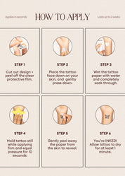 Heaven Sent Pack Temporary Tattoos