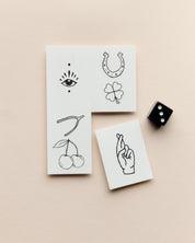 Lucky Girl Temporary Tattoos