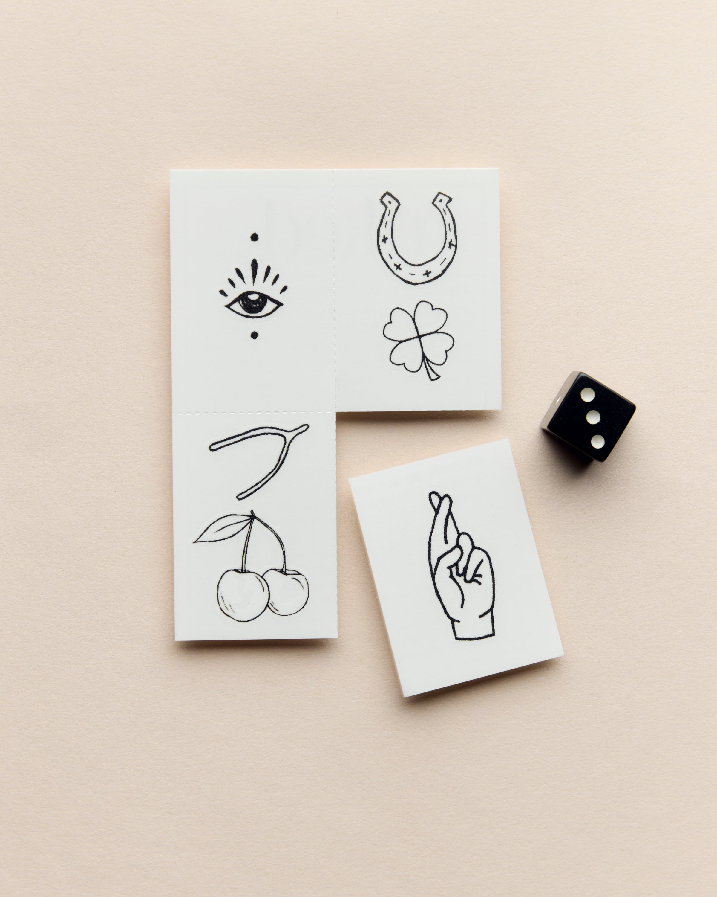 Lucky Girl Temporary Tattoos