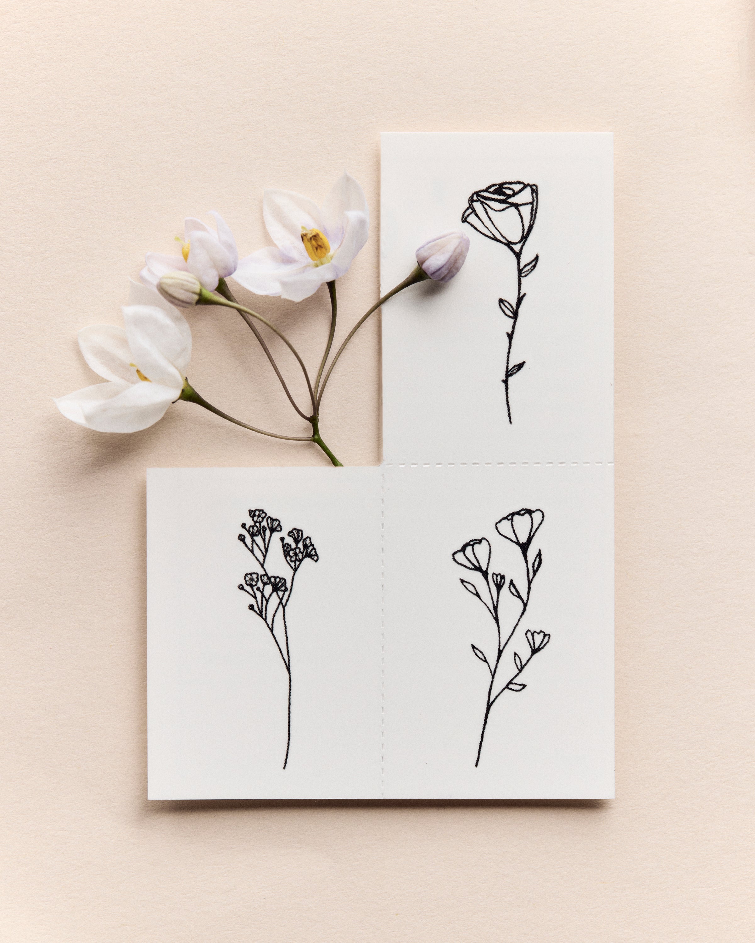 Blooming Temporary Tattoos