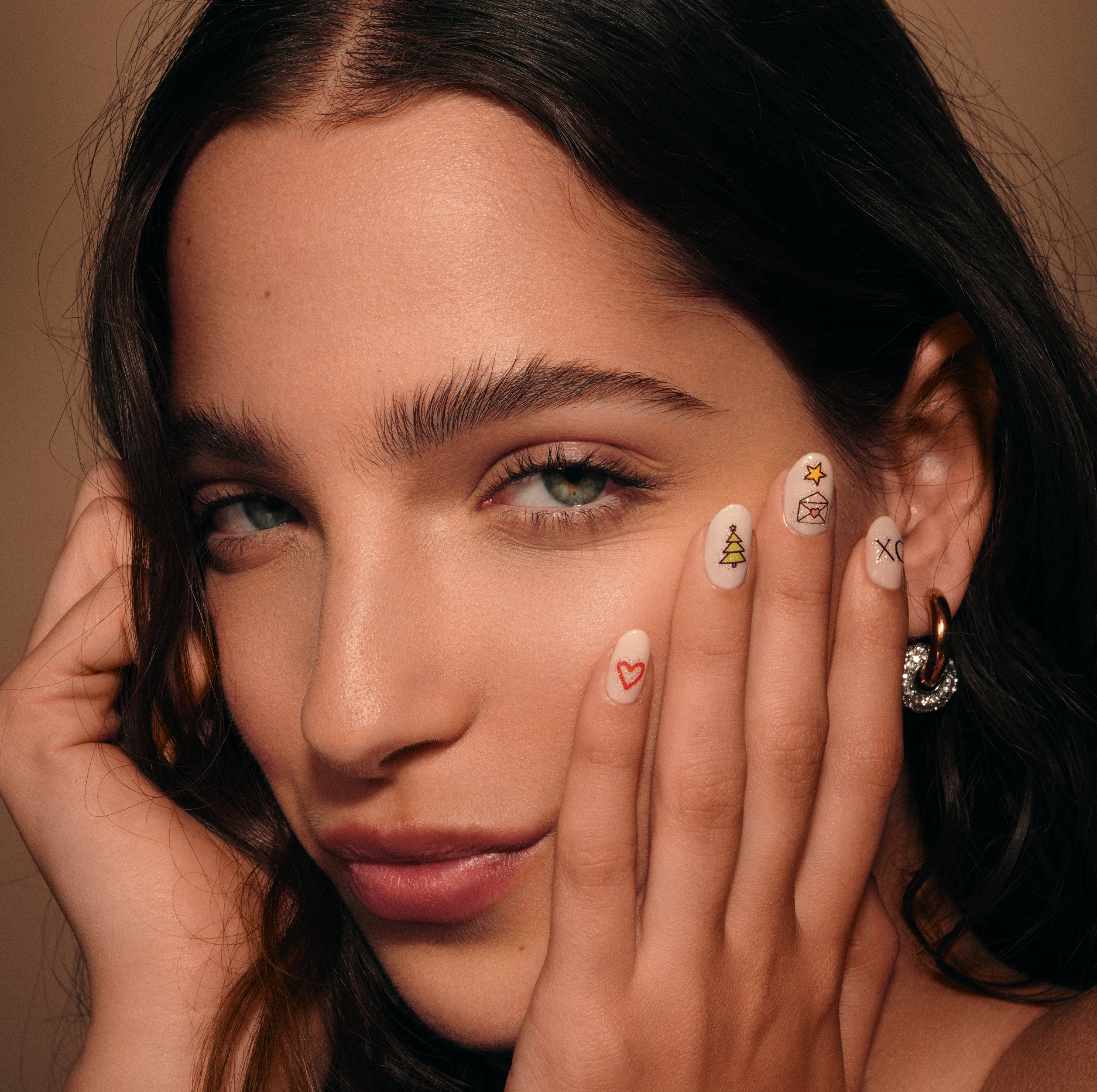 Happy + Merry Nail Art