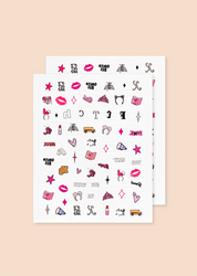 INKED by Dani x Mean Girls: Fetch Nail Art