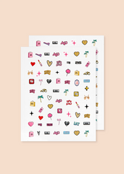 INKED by Dani x Clueless: Whatever Nail Art