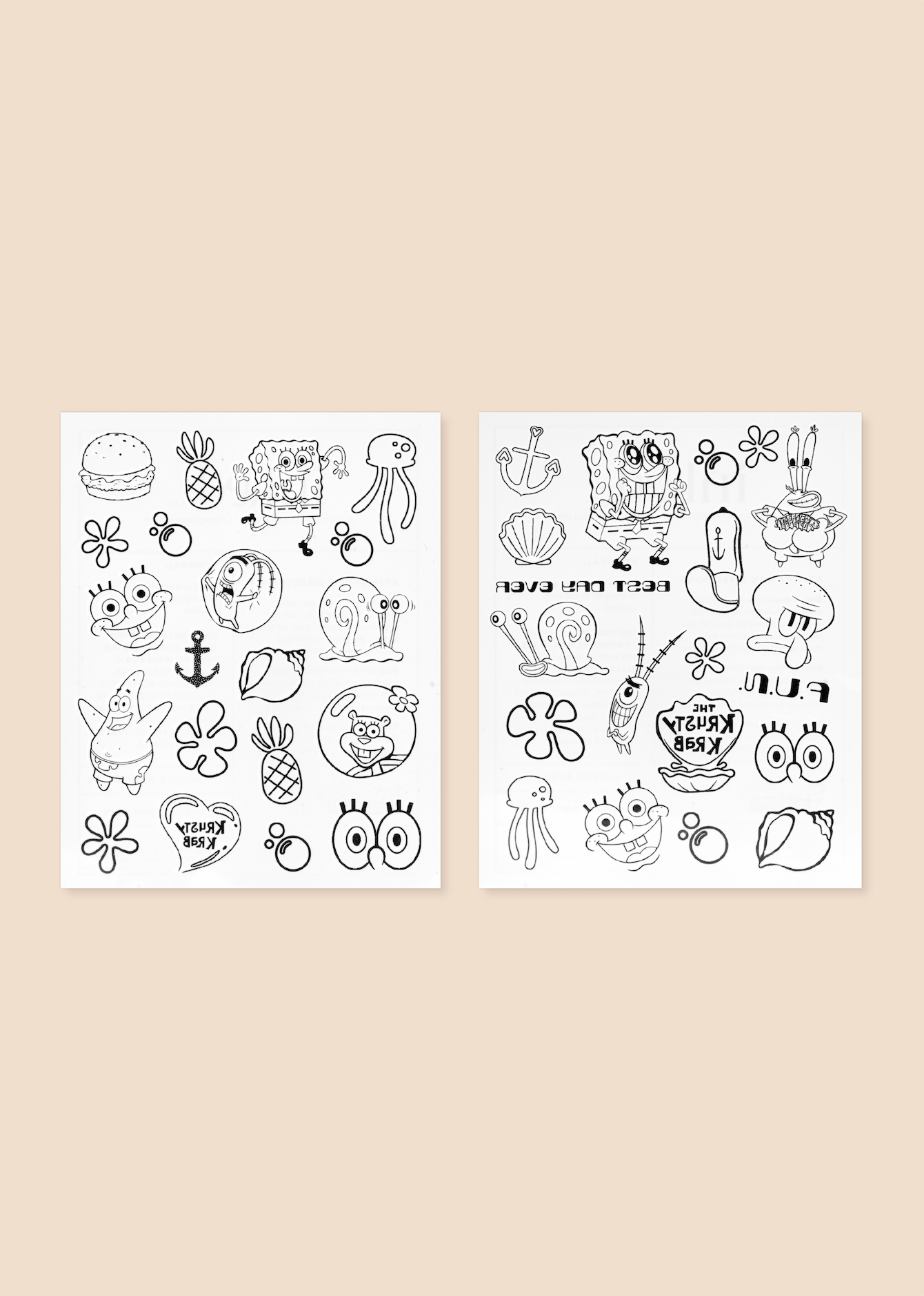 INKED by Dani x Spongebob: F.U.N Tattoos