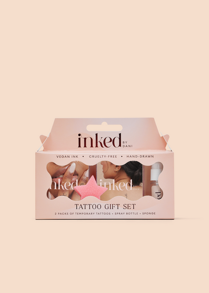 TATTOO girls 6冊セット The Tattoo Studio Gift Set – INKED by Dani Temporary Tattoos