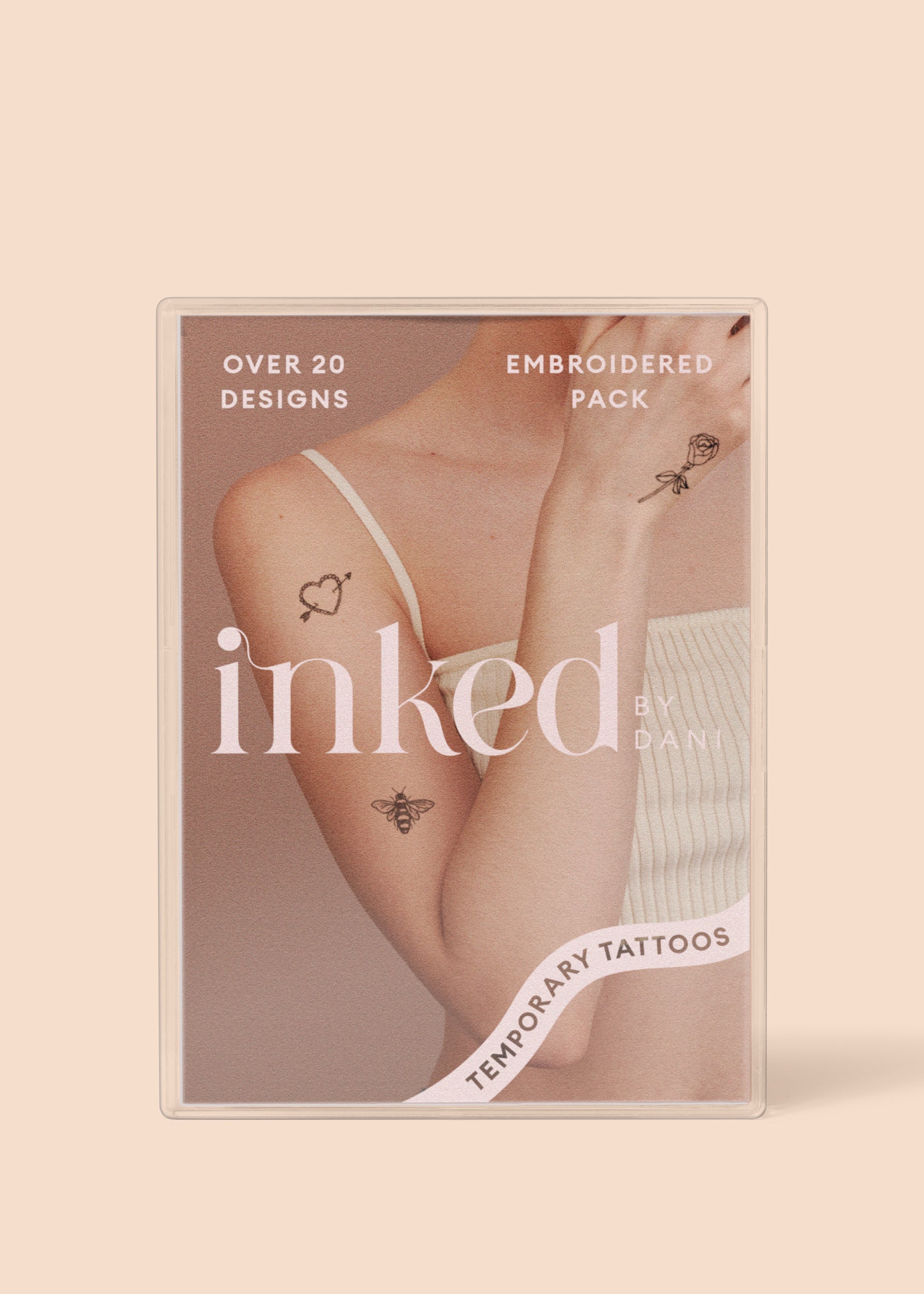 Embroidered Pack Temporary Tattoos