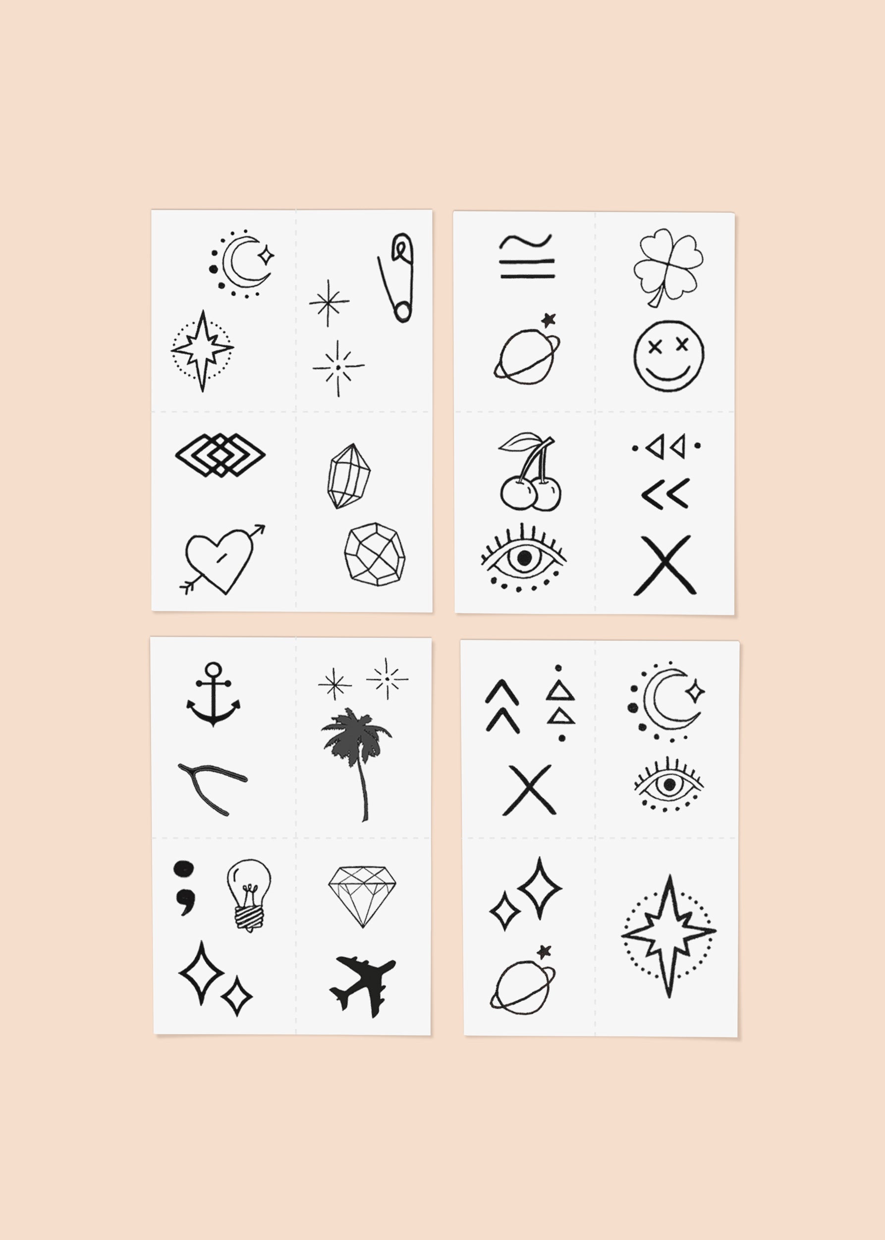 Lil' Tats Pack Temporary Tattoos