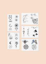 Best Sellers Pack Temporary Tattoos