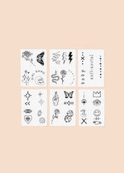 Bad Babe Pack Temporary Tattoos