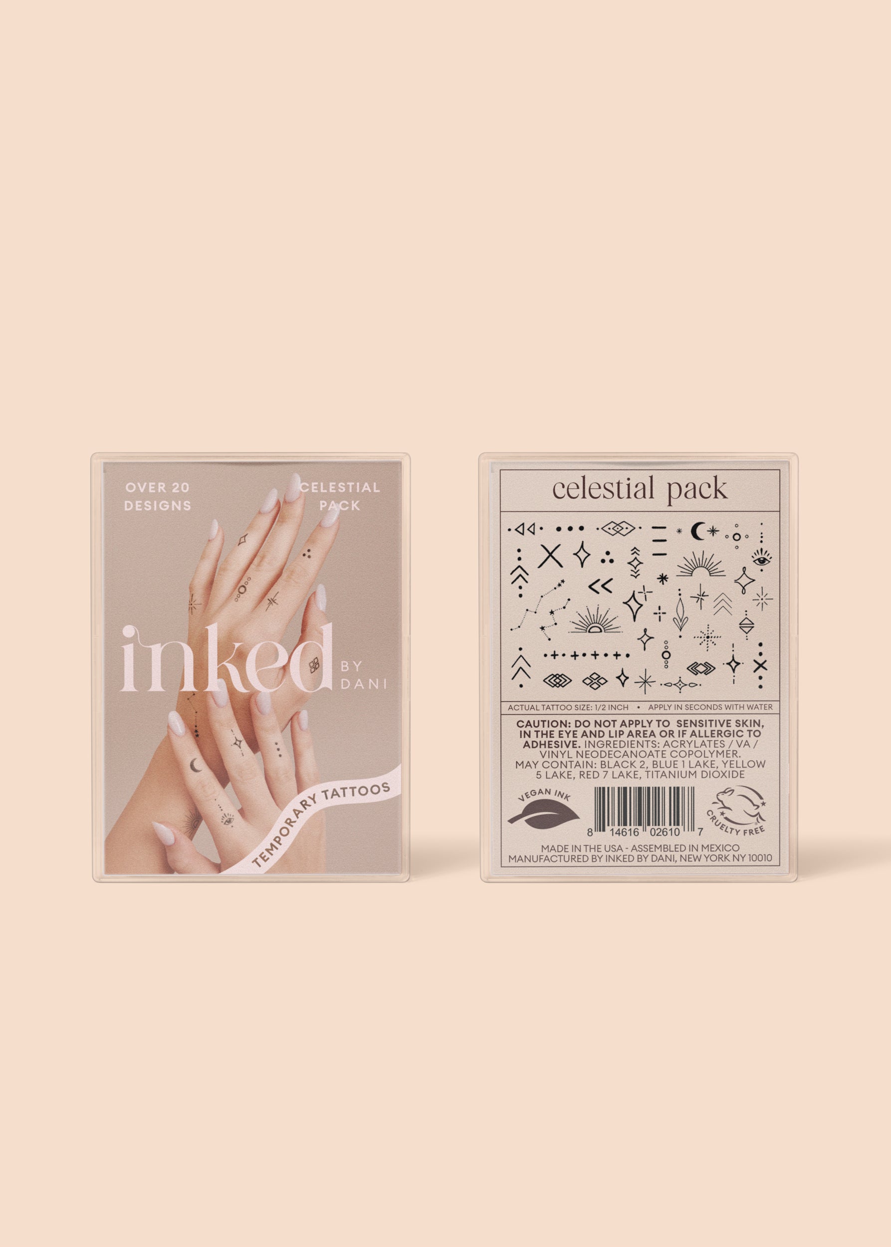 Celestial Pack Temporary Tattoos