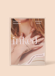 Zodiac Pack: Aries + Leo + Sagittarius Temporary Tattoos