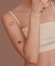 Embroidered Pack Temporary Tattoos