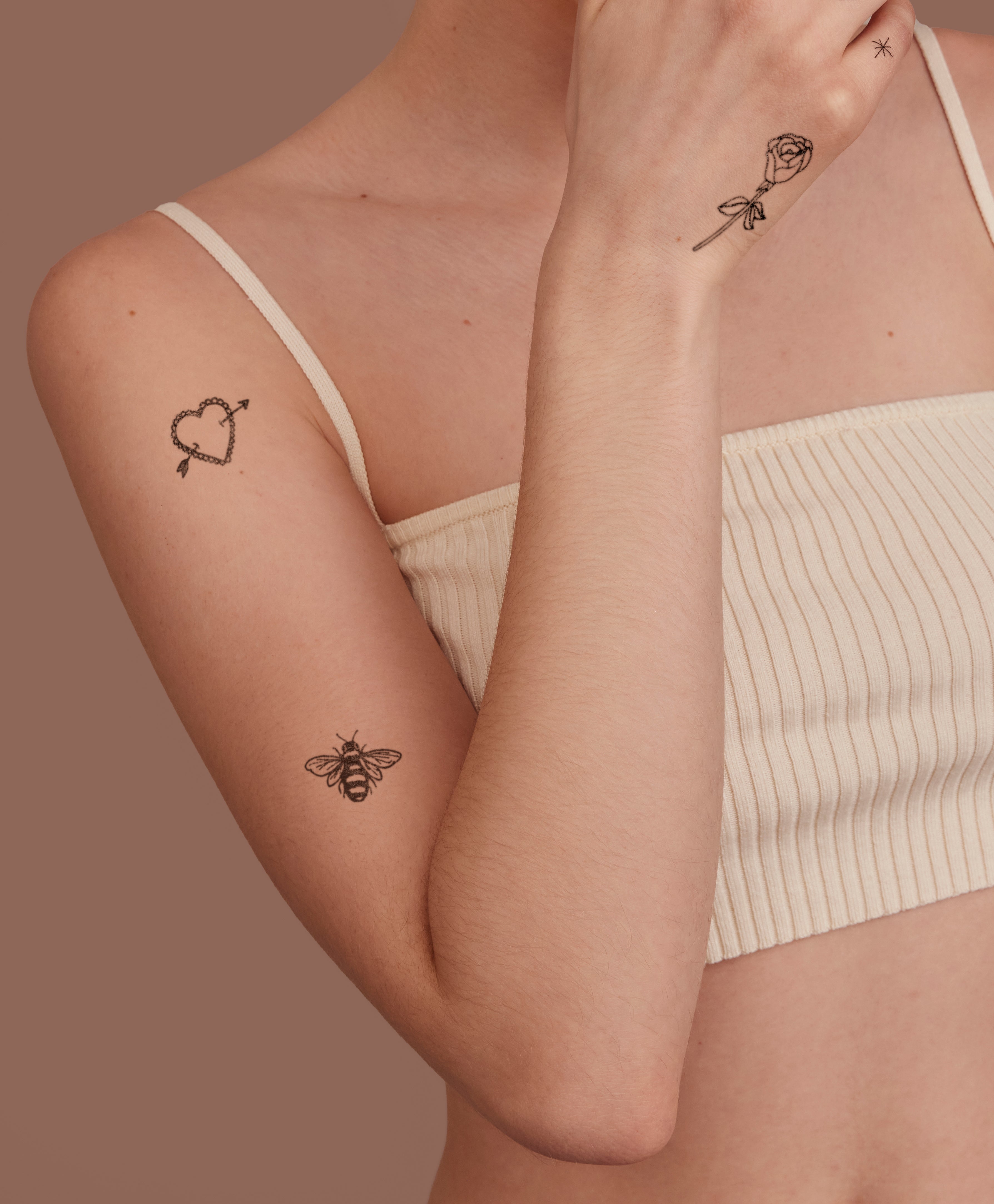 Embroidered Pack Temporary Tattoos