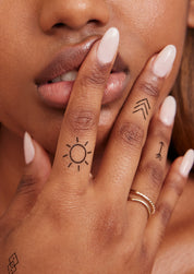 Finger Tats Temporary Tattoos