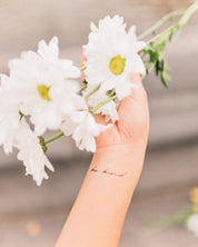 Self Love Temporary Tattoos